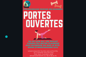 Gym Rochegude vous ouvre ses portes