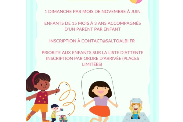 Les Dimanches Baby Gym Au Salto